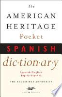 libro The American Heritage Pocket Spanish Dictionary